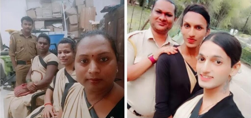 Transwomen participating in Maharashtra Police recruitment